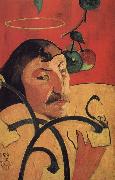 Paul Gauguin, With yellow halo of self-portraits